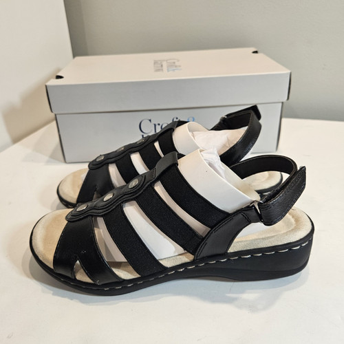 Croft barrow black strappy - &,