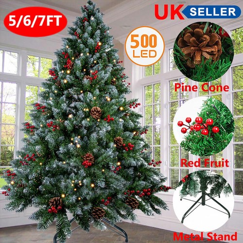7ft snow flocked christmas - 5/6/7ft,