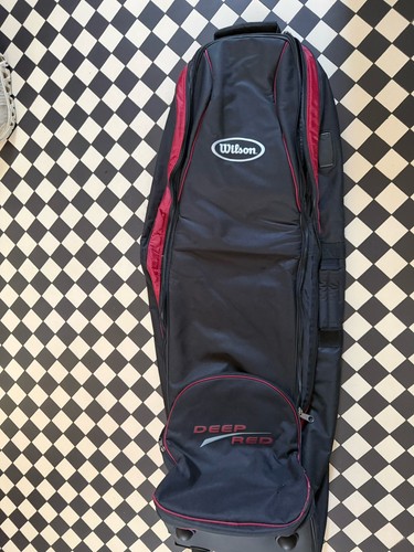 Wilson deep red golf travel - red,