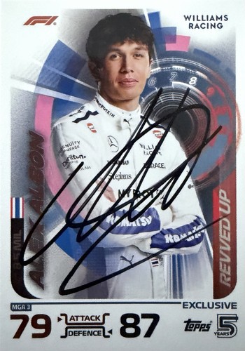 Alex albon williams hand - f1,