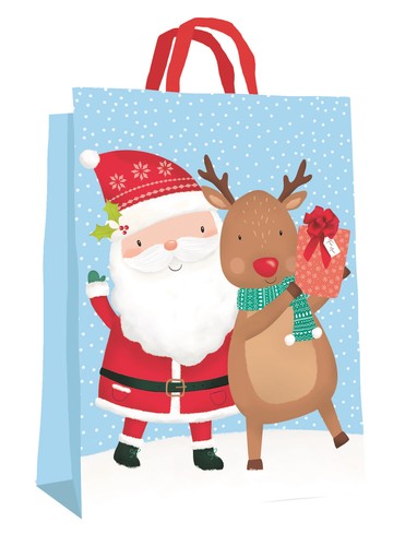 Christmas reusable gift bag - reusable,