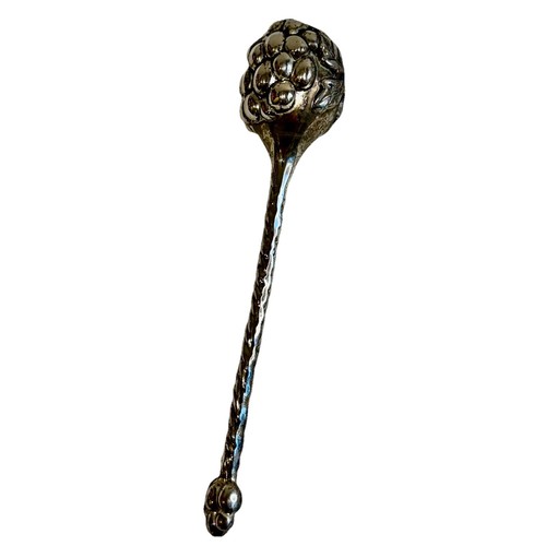 Silver plated bottle - silver, stopper