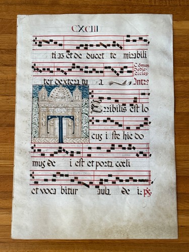 16th illuminated antiphonal - 16th, c