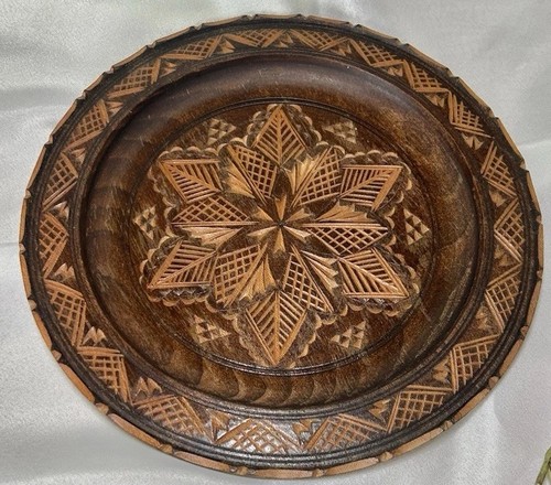 Hand carved wooden decorative - carved,