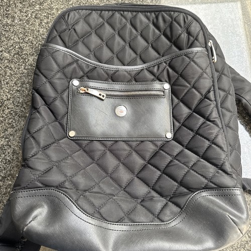 Knomo london black quilted - black,