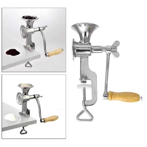 Hand crank grain - grain, mill