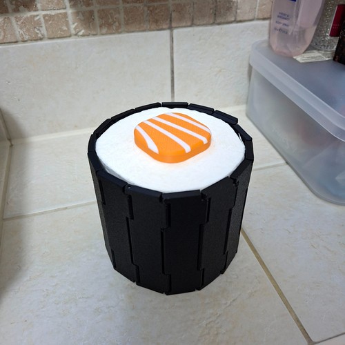 Sushi roll toilet - roll, holder