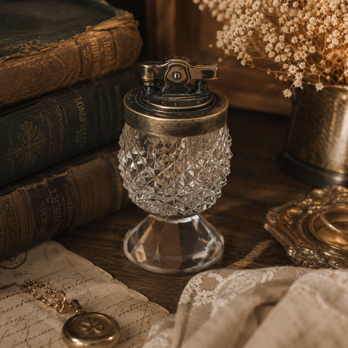 Vintage cut glass crystal - glass,