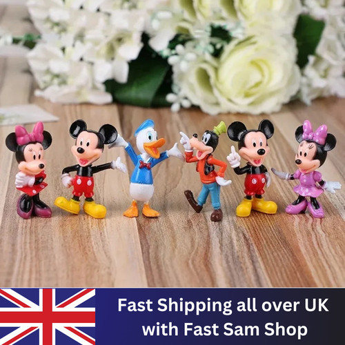 6pcs mickey mouse clubhouse - mickey,