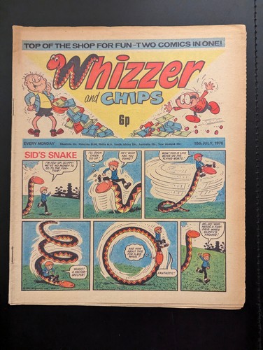 Whizzer and chips comic - whizzer, 10th