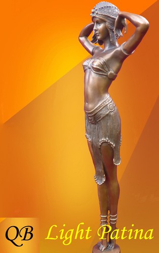 Art deco bronze figurine - deco,