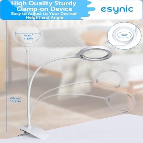 10x desk clamp magnifying - desk,