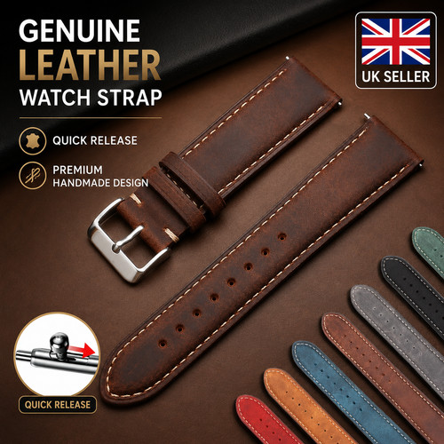 Mens watch strap - mens, handmade