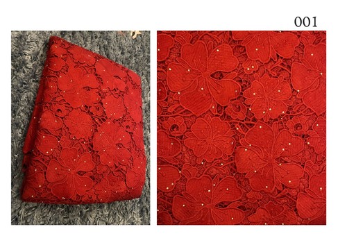 African lace nigerian beaded - lace, |
