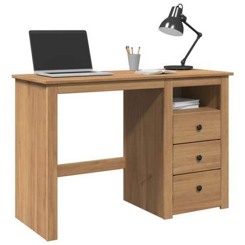 Desk solid pinewood honey - solid,