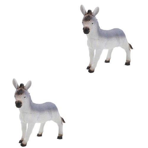 Realistic grey donkey - realistic,