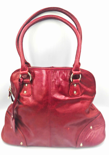 Hotter red leather shoulder - red,