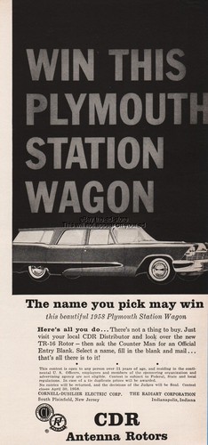 1958 plymouth station wagon - 1958,