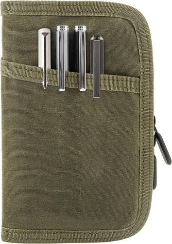 Stylish waxed canvas notebook - stylish,