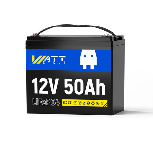 Wattcycle 12v 50ah lifepo4 - wattcycle,