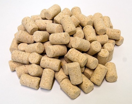 Wine bottle straight - straight, cork