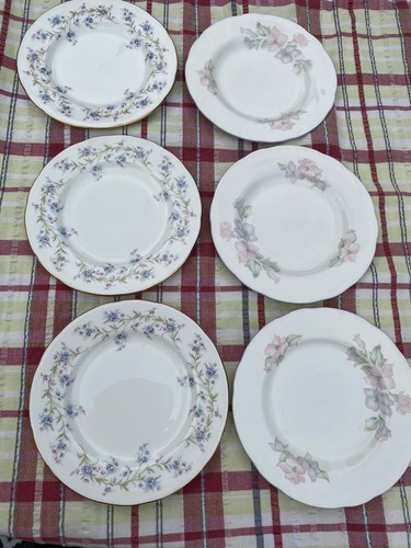 Tea side cake - cake, plates