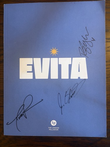 Evita programme signed - evita,