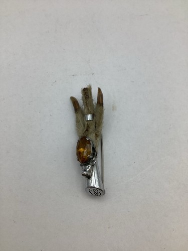 Vintage grouse foot brooch pin - brooch,