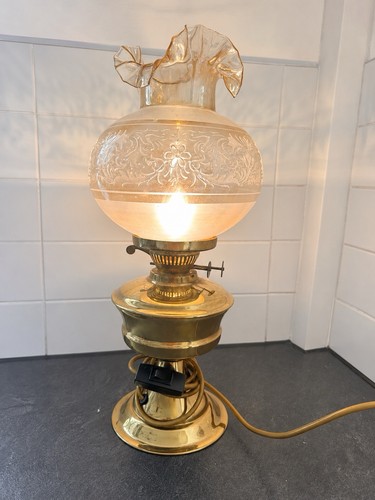 Vintage electric oil lamp - vintage,