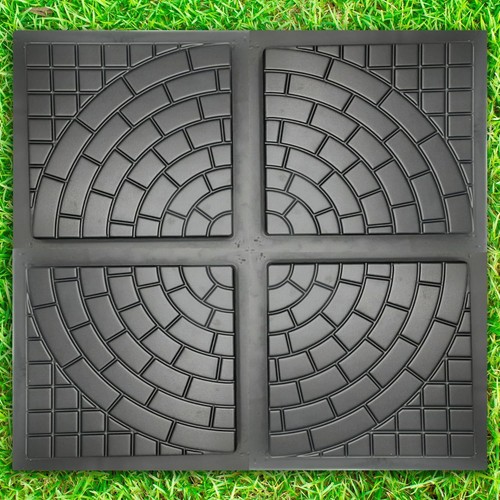 Pack plastic concrete molds - 4-pack,