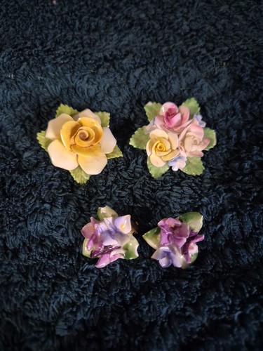 Vintage ceramic flower - ceramic,