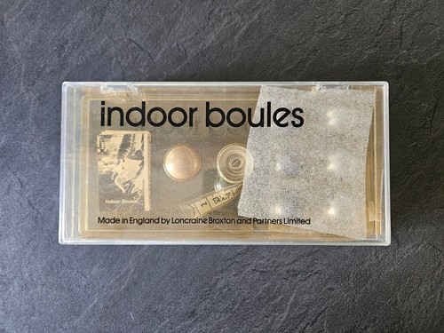 Vintage indoor boules set - indoor,
