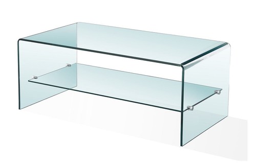 Luna curved glass coffee - luna,