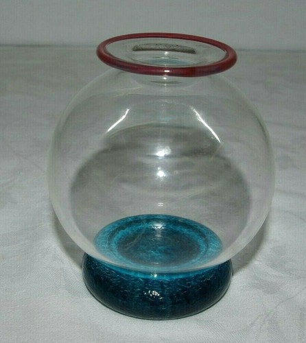 Art glass vase - art,