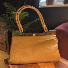 Vintage 1950s tan leather - 1950s,