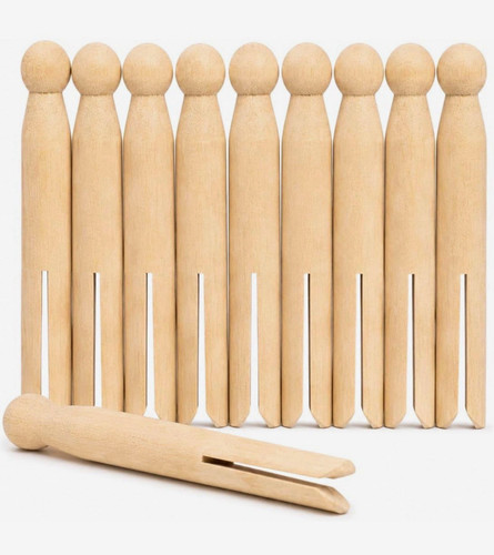 Wooden dolly pegs for - pegs, pk