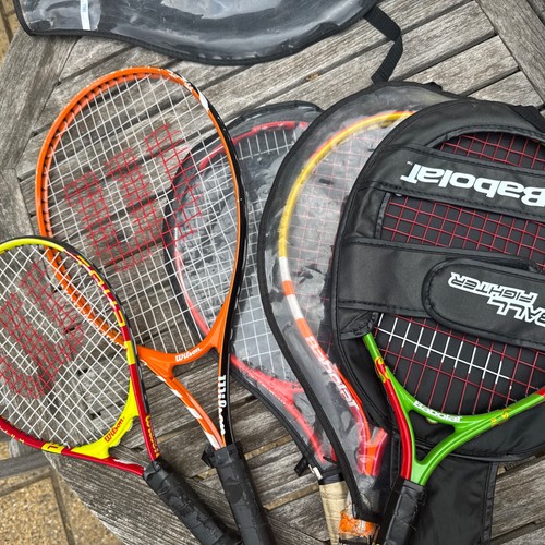 Collection used tennis - of,
