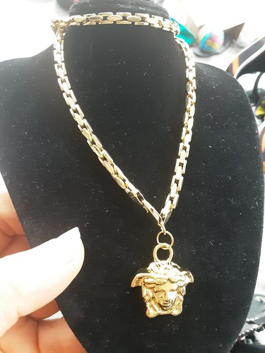 Versace necklace head of - versace,