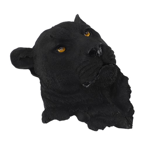 Animal head - (black, leopard)3d