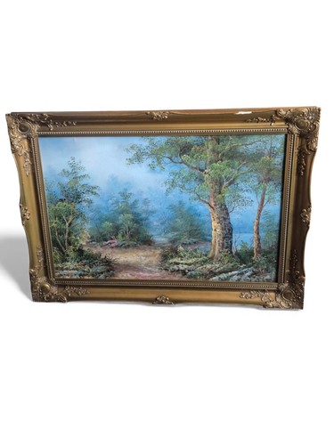 Signed irene cafieri oil - signed,