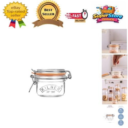125ml airtight glass storage - airtight,