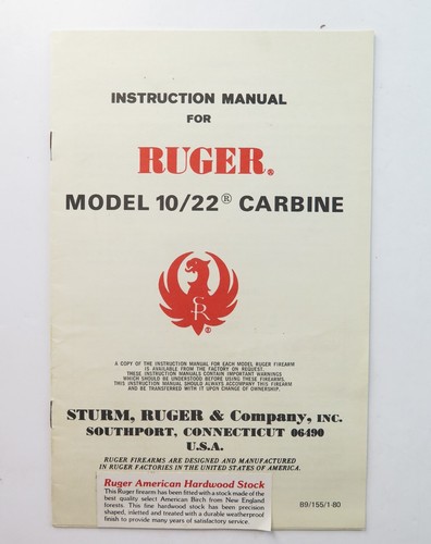 1980 instruction manual for - instruction,