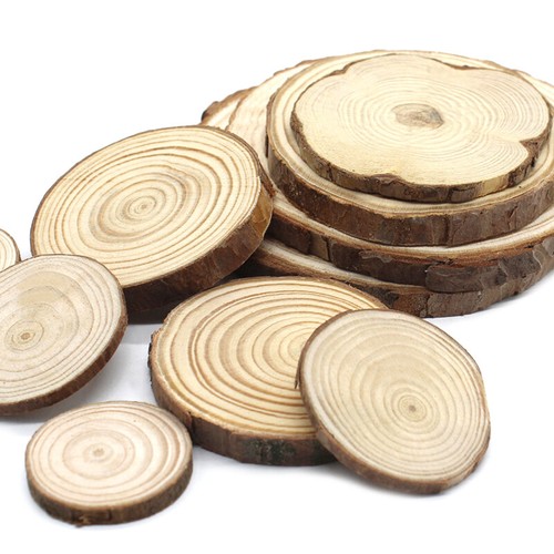 15cm natural wood slices - 4-15cm,