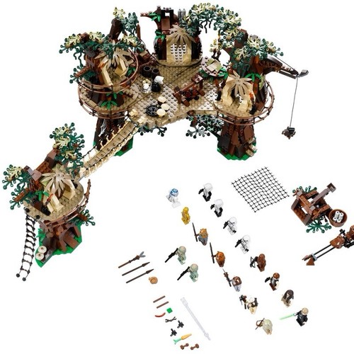 Lego star wars ewok - star, village