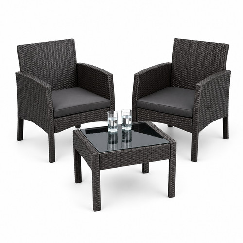 Rattan armchair bistro set - bistro,