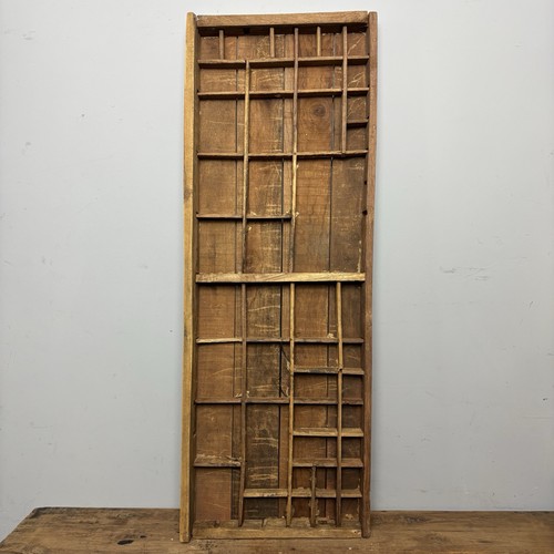 Vintage wooden printers tray - vintage,