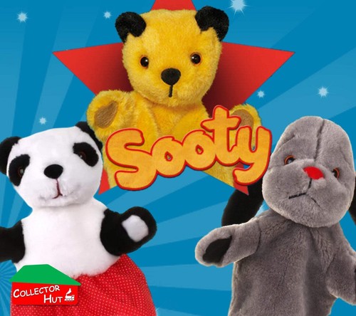 Sooty hand puppets - hand, sweep