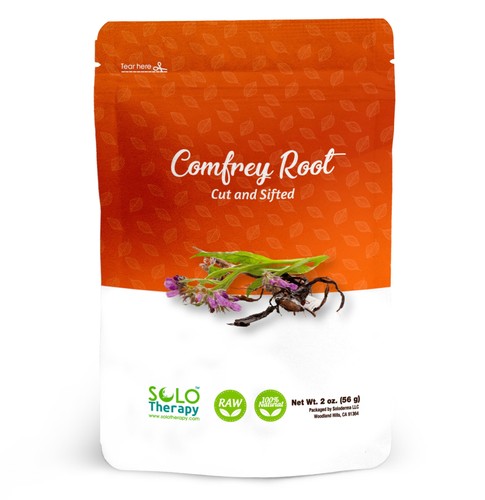 Comfrey root cut and sifted - root,