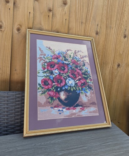Vintage framed completed - vintage,