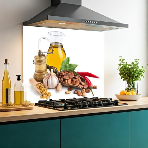 Printed glass kitchen - printed,